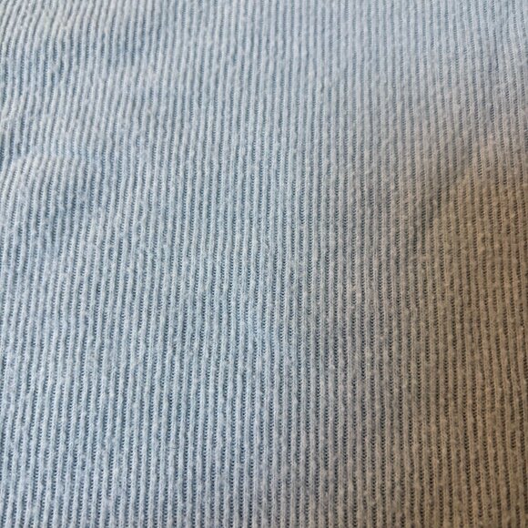 Z Supply Hang Out Rib Long Sleeve Top Lightweight Sweatshirt Blue Size Large - Picture 10 of 11